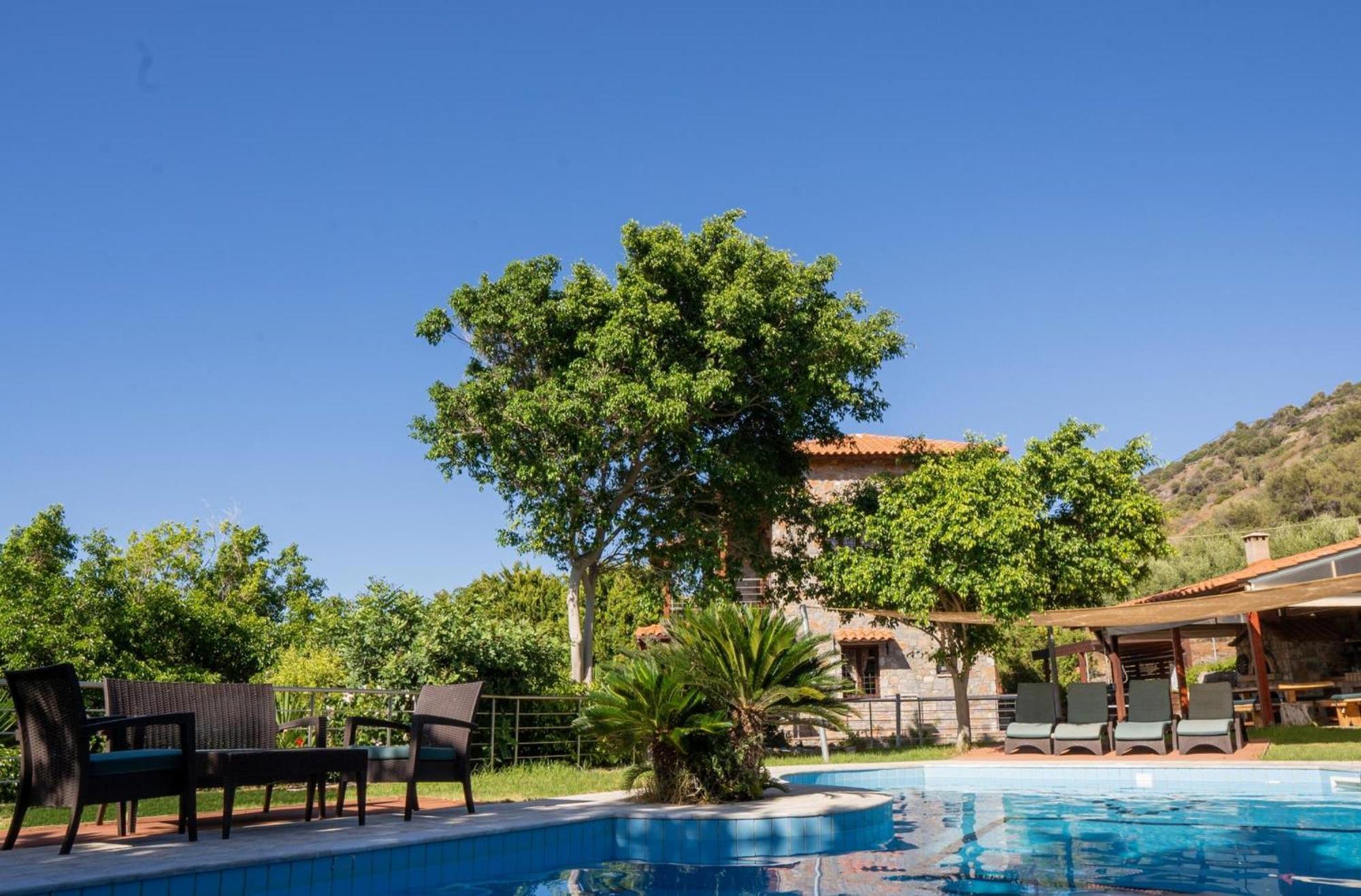 Iris Stone Built Villa Milatos Extérieur photo