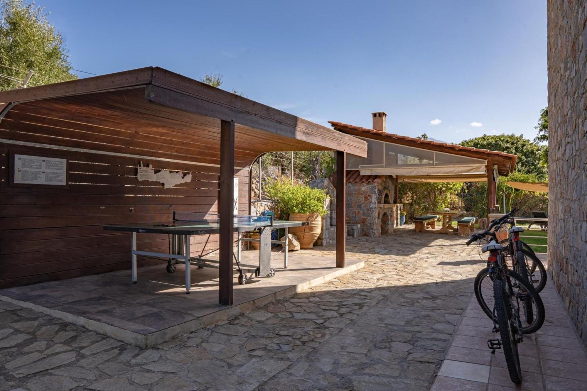 Iris Stone Built Villa Milatos Extérieur photo